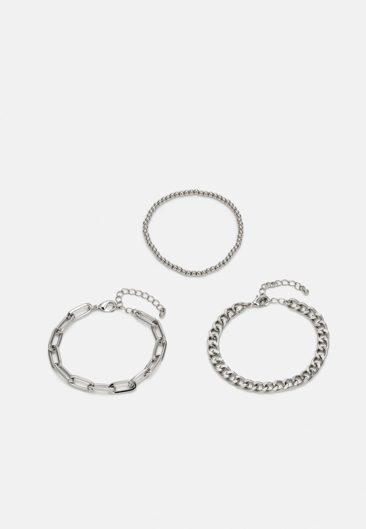 Pier One 3 Pack - Bracelet - Silver-Coloured 3 Pier One 3 Pack - Bracelet - Silver-Coloured