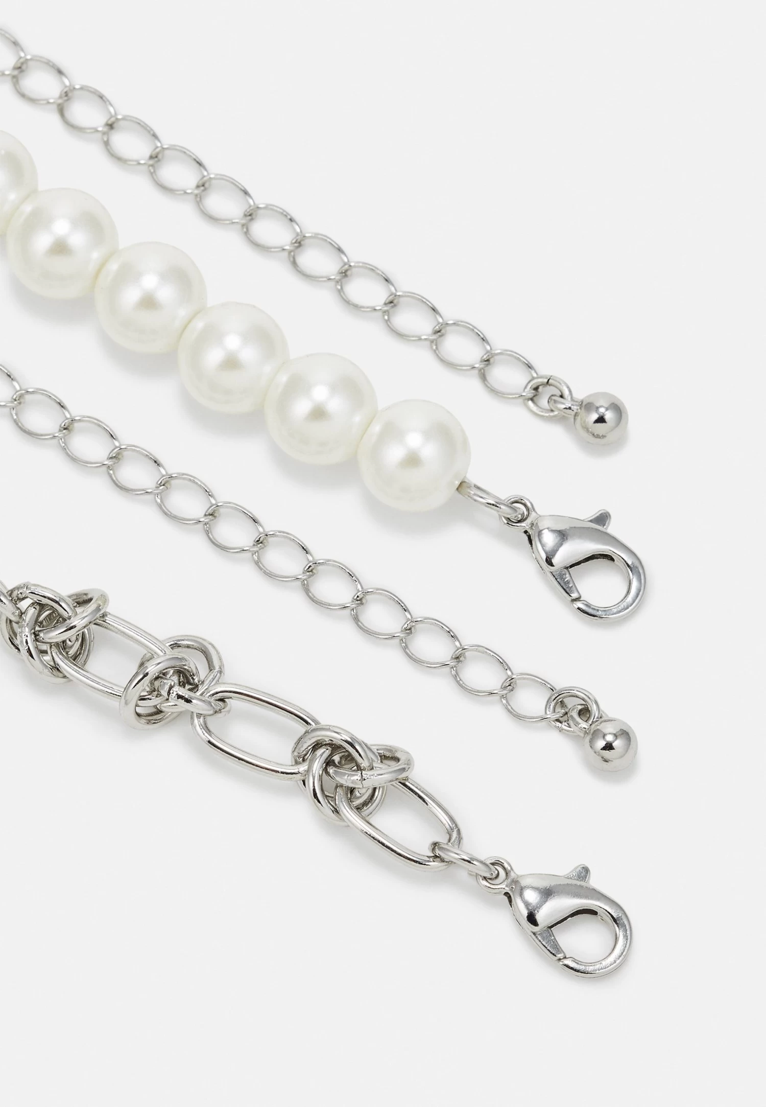 Pier One 2 Pack Unisex - Collier - Silver 4 Pier One 2 Pack Unisex - Collier - Silver – Image 2