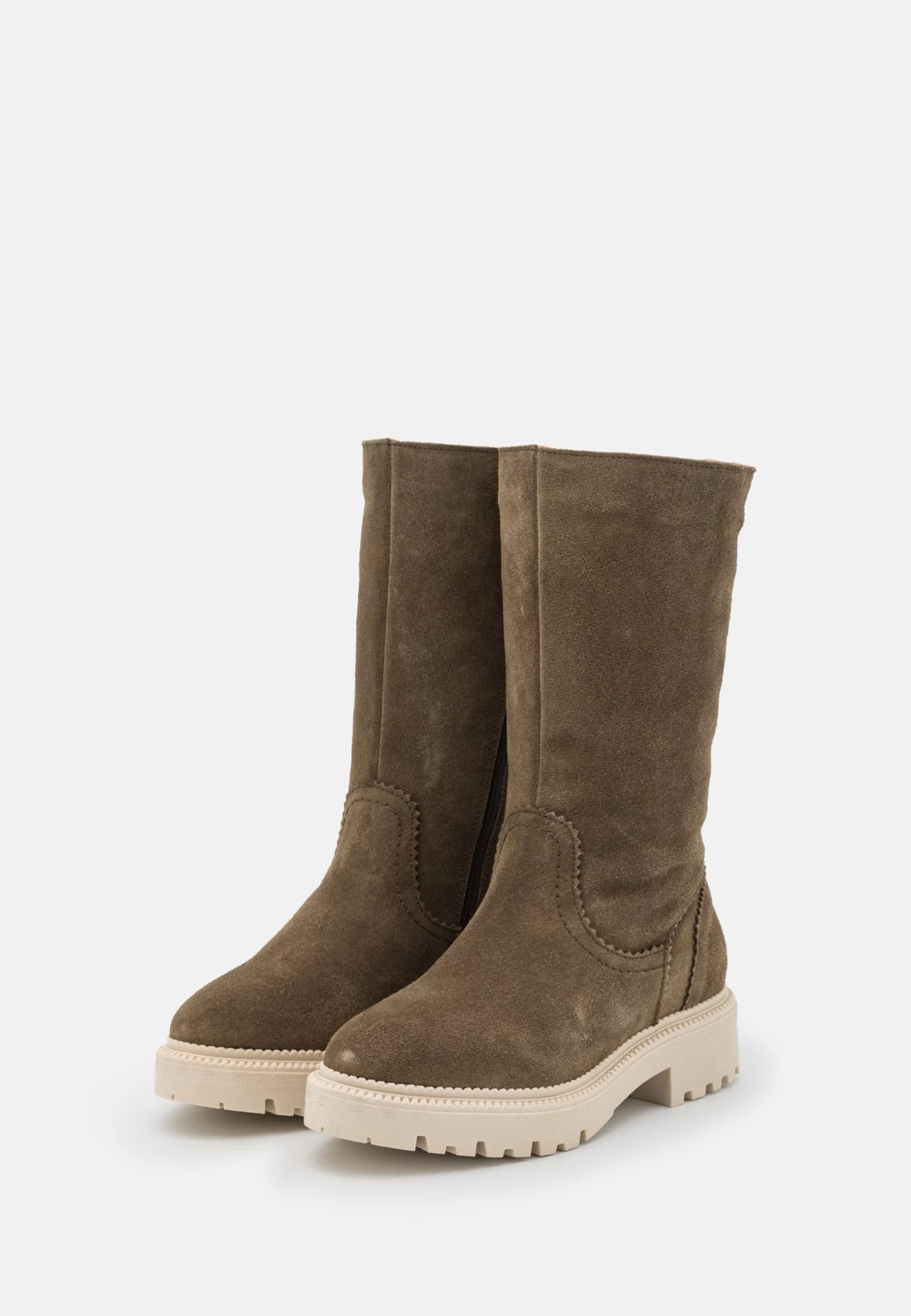 Pier One Leather Winter Boot - Bottes - Khaki 5 Pier One Leather Winter Boot - Bottes - Khaki – Image 3