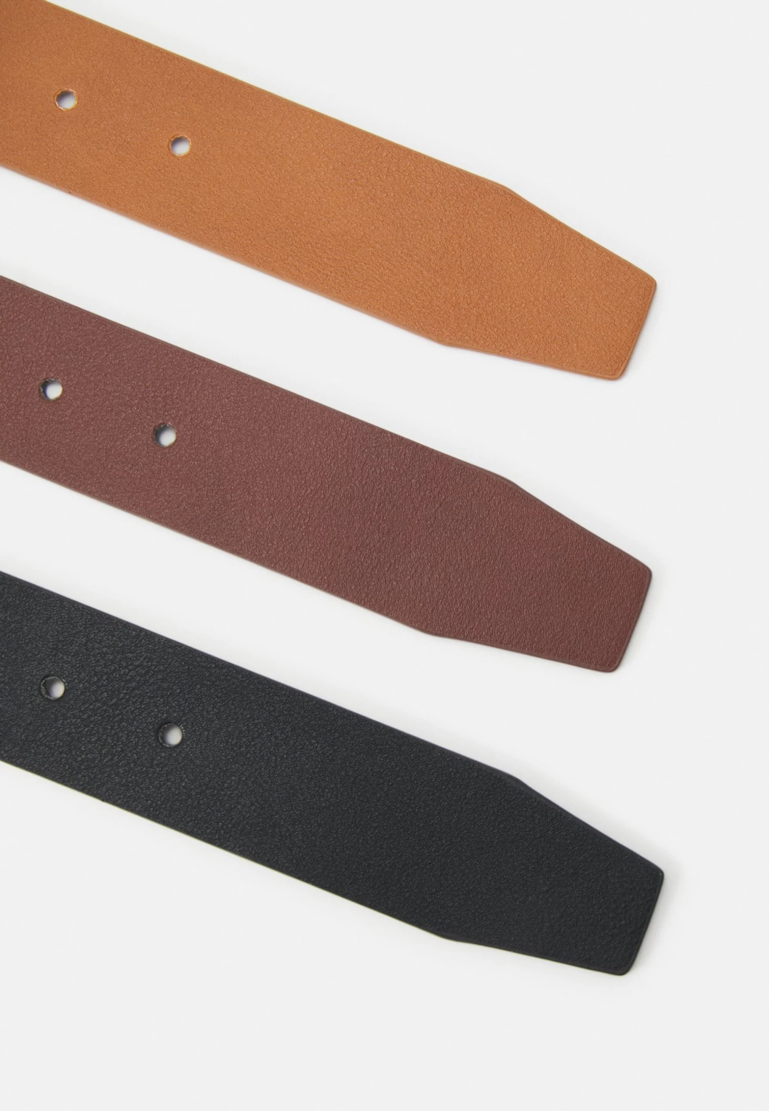 Pier One 3 Pack Unisex - Ceinture - Black/Brown/Cognac 5 Pier One 3 Pack Unisex - Ceinture - Black/Brown/Cognac – Image 3