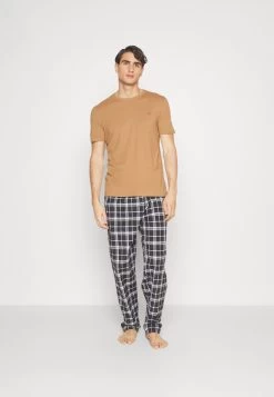 Pier One Unisex 5 Pack - T-Shirt Basique - Off-White/Tan/Orange