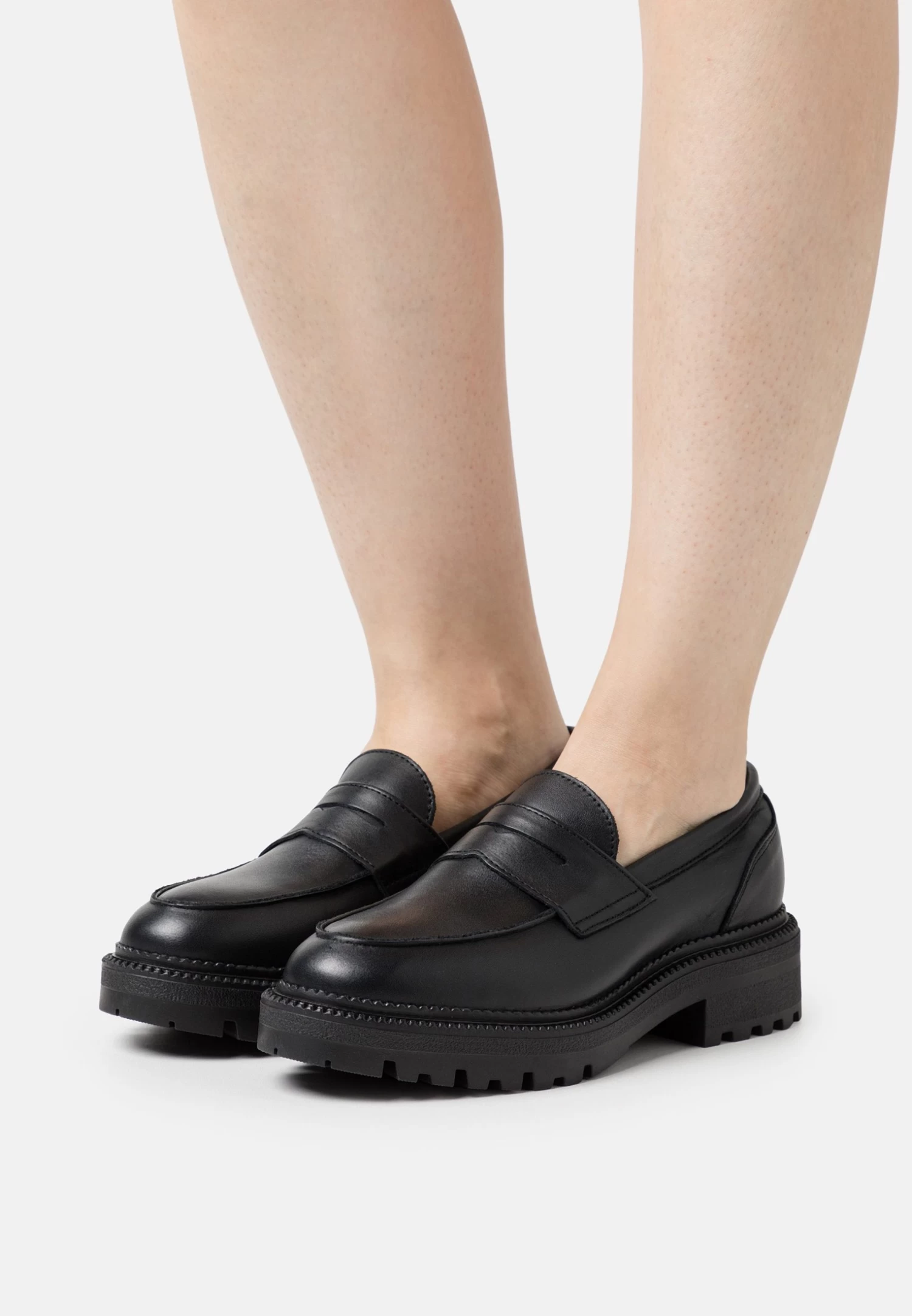 Pier One Leather - Mocassins - Black 3 Pier One Leather - Mocassins - Black
