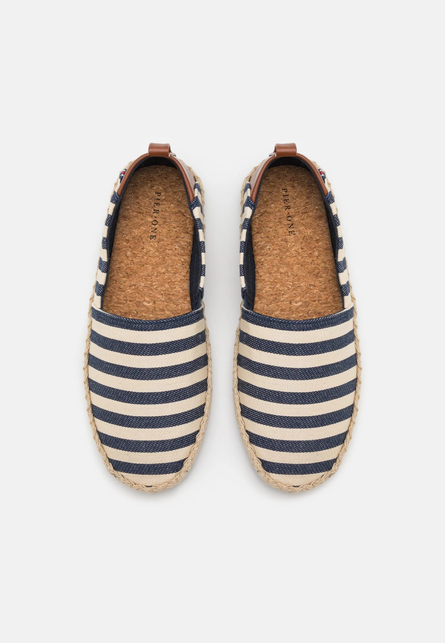 Pier One Unisex - Espadrilles - Dark Blue/White 6 Pier One Unisex - Espadrilles - Dark Blue/White – Image 4