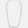 Pier One Unisex - Collier - Silver-Coloured -Pier One 8bb89a2263154c969afb19223b737372