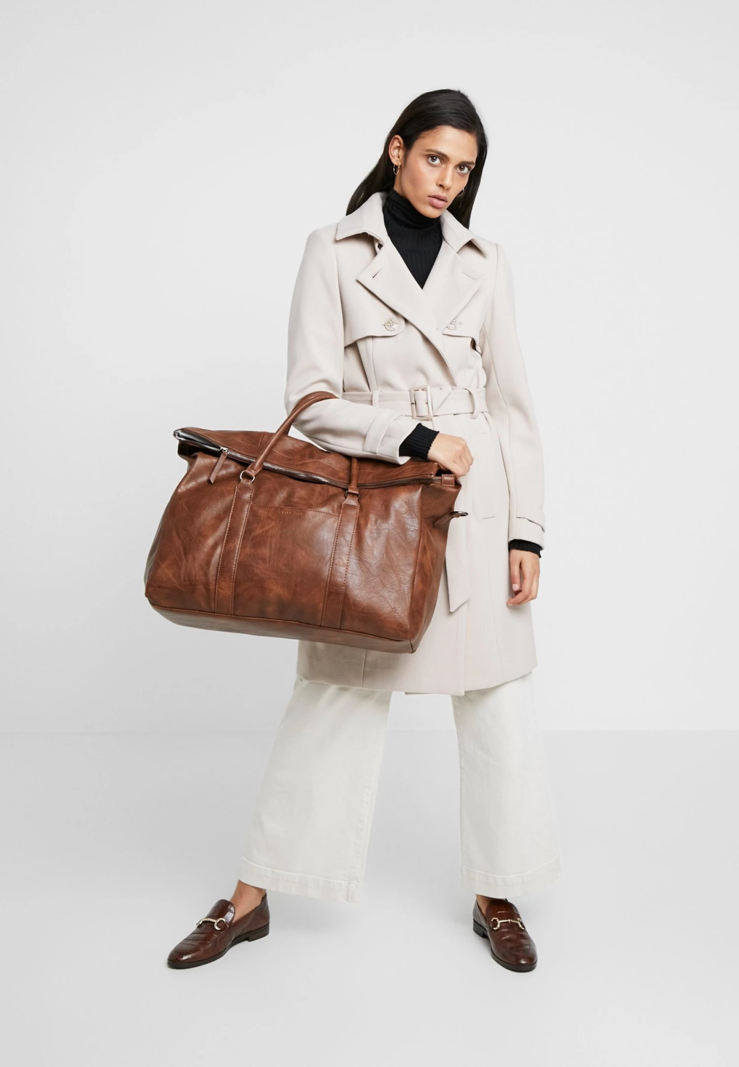 Pier One Unisex - Sac Week-End - Dark Brown 4 Pier One Unisex - Sac Week-End - Dark Brown – Image 2