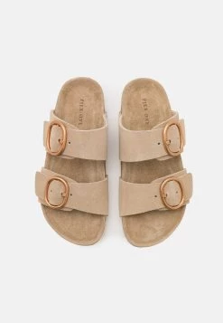 Pier One Leather - Mules - Beige -Pier One 9b43ae7f6ea84e8787fe1a5129e1ca00