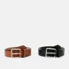 Pier One 2 Pack - Ceinture - 802 - Black_708 - Cognac 2 Pier One 2 Pack - Ceinture - 802 - Black_708 - Cognac -Pier One abeb01e9f66341298bd4d0757b9b6d0e