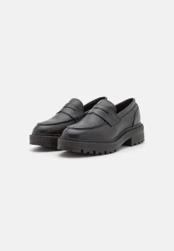 Pier One Leather - Mocassins - Black 10 Pier One Leather - Mocassins - Black -Pier One b15a0b2ee96b4043a6d56570d50403f8
