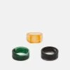 Pier One 3 Pack - Bague - Black/Green/Orange 1 Pier One 3 Pack - Bague - Black/Green/Orange -Pier One e0e17c68eb394d738bc8f7b1176a270e