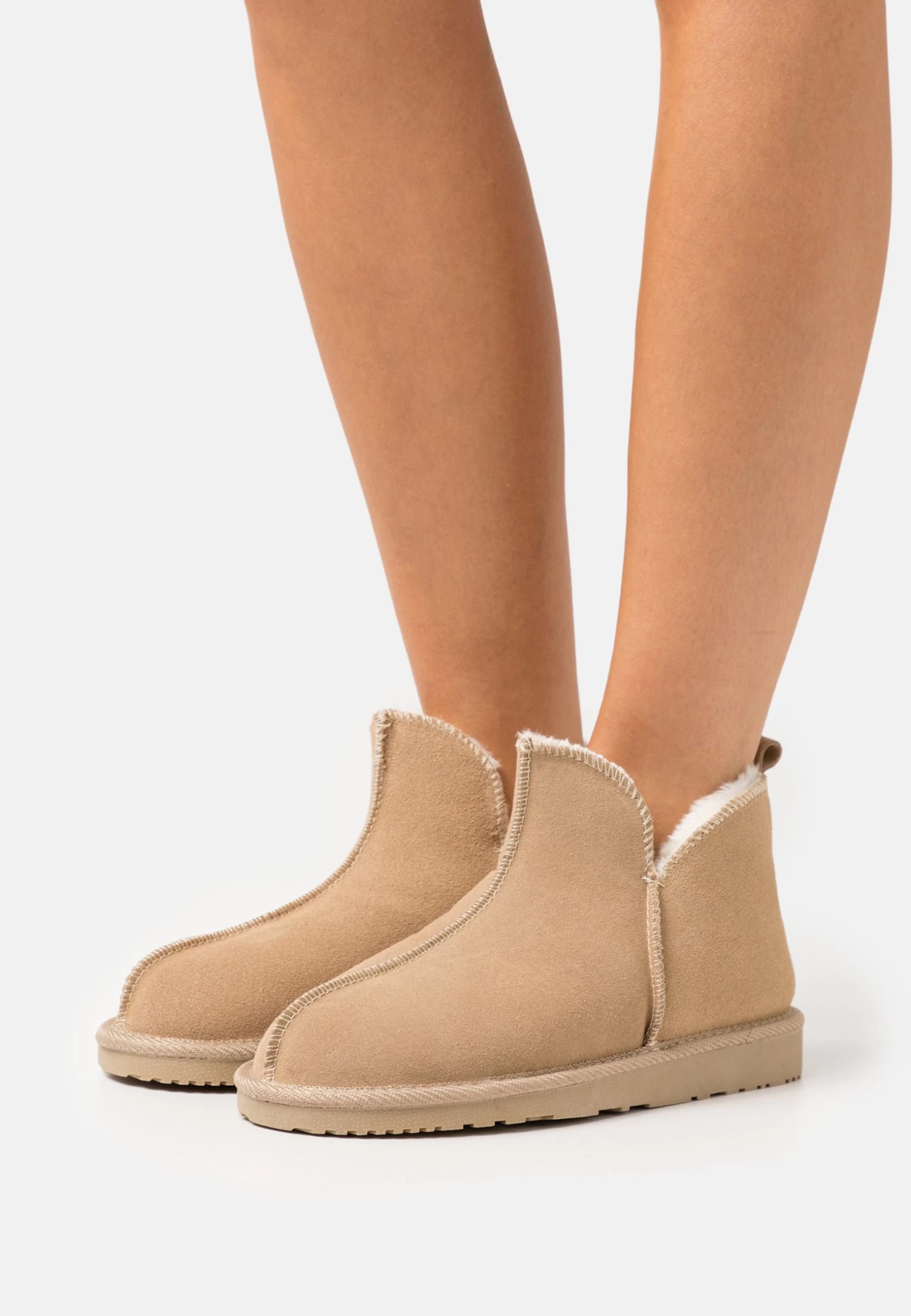 Pier One Leather - Chaussons - Beige 3 Pier One Leather - Chaussons - Beige