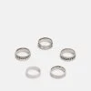 Pier One 5 Pack - Bague - Silver-Coloured 1 Pier One 5 Pack - Bague - Silver-Coloured -Pier One f9bb7c1be42845ce8ce1d97e3ef65d83