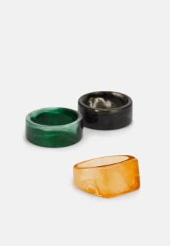 Pier One 3 Pack - Bague - Black/Green/Orange 7 Pier One 3 Pack - Bague - Black/Green/Orange -Pier One fa3f2614c06648be9f9108cc78d74ab1