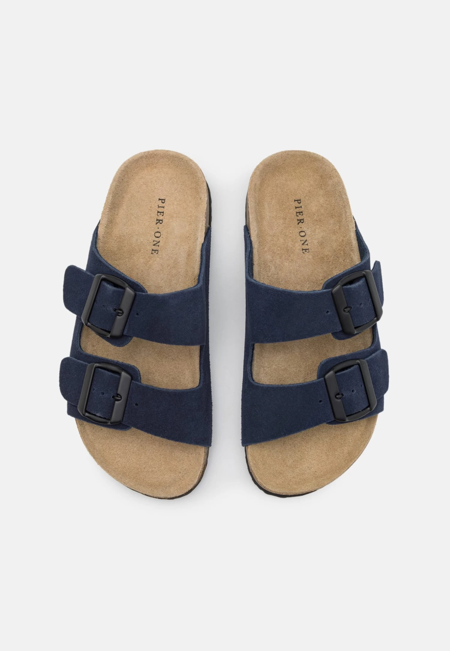 Pier One Leather Unisex - Chaussons - Dark Blue 6 Pier One Leather Unisex - Chaussons - Dark Blue – Image 4